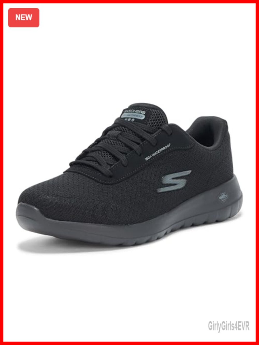 Go Walk Joy Sareh Waterproof Mesh Athletic Walking Shoes Lace-Up